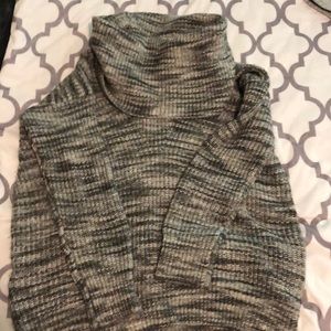 Grey cowl neck sweater